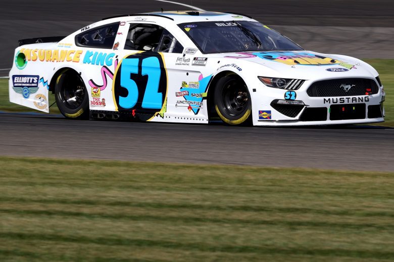INDIANAPOLIS, INDIANA - AUGUST 14: Josh Bilicki, driver of the #52 Saved By The King Ford, drives during practice for the NASCAR Cup Series Verizon 200 at the Brickyard at Indianapolis Motor Speedway on August 14, 2021 in Indianapolis, Indiana. (Photo by Stacy Revere/Getty Images) | Getty Images