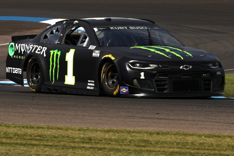 INDIANAPOLIS, INDIANA - AUGUST 14: Kurt Busch, driver of the #1 Monster Energy Chevrolet, drives during practice for the NASCAR Cup Series Verizon 200 at the Brickyard at Indianapolis Motor Speedway on August 14, 2021 in Indianapolis, Indiana. (Photo by Stacy Revere/Getty Images) | Getty Images