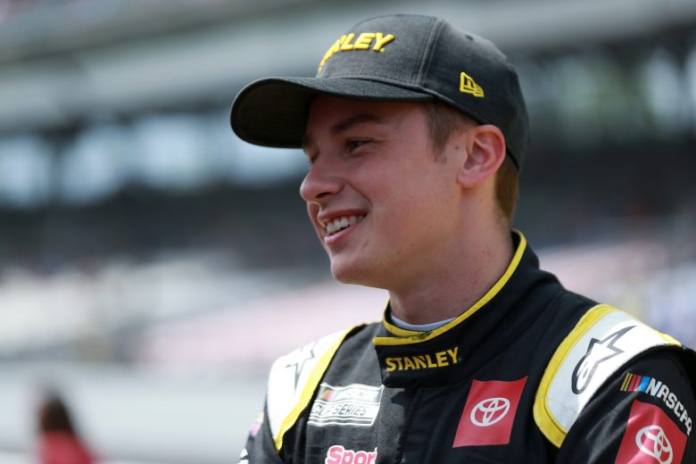 INDIANAPOLIS, INDIANA - AUGUST 15: Christopher Bell, driver of the #20 STANLEY Toyota, waits on the grid prior to the NASCAR Cup Series Verizon 200 at the Brickyard at Indianapolis Motor Speedway on August 15, 2021 in Indianapolis, Indiana. (Photo by Sean Gardner/Getty Images) | Getty Images