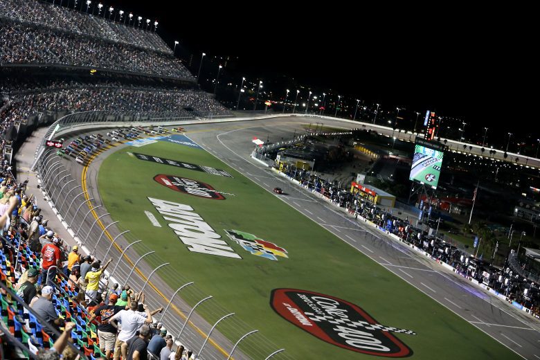 DAYTONA BEACH, FLORIDA - AUGUST 29: A general view of the action during the NASCAR Cup Series Coke Zero Sugar 400 at Daytona International Speedway on August 29, 2020 in Daytona Beach, Florida. (Photo by Brian Lawdermilk/Getty Images) | Getty Images