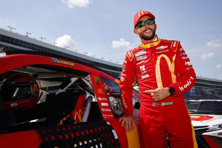 FORT WORTH, TEXAS - JUNE 13: Ross Chastain, driver of the #42 McDonald's Chevrolet, waits on the grid prior to the NASCAR All-Star Open at Texas Motor Speedway on June 13, 2021 in Fort Worth, Texas. (Photo by Jared C. Tilton/Getty Images) | Getty Images