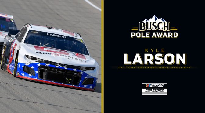 Kyle Larson bags Busch Pole for Daytona regular-season finale