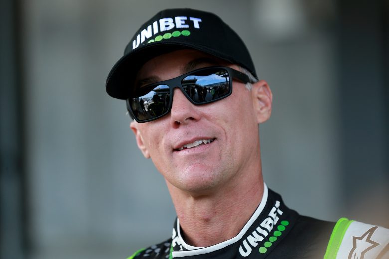 INDIANAPOLIS, INDIANA - AUGUST 15: Kevin Harvick, driver of the #4 Unibet Ford, waits on the grid prior to the NASCAR Cup Series Verizon 200 at the Brickyard at Indianapolis Motor Speedway on August 15, 2021 in Indianapolis, Indiana. (Photo by Sean Gardner/Getty Images) | Getty Images