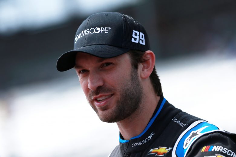 INDIANAPOLIS, INDIANA - AUGUST 15: Daniel Suarez, driver of the #99 CommScope Chevrolet, waits on the grid prior to the NASCAR Cup Series Verizon 200 at the Brickyard at Indianapolis Motor Speedway on August 15, 2021 in Indianapolis, Indiana. (Photo by Sean Gardner/Getty Images) | Getty Images