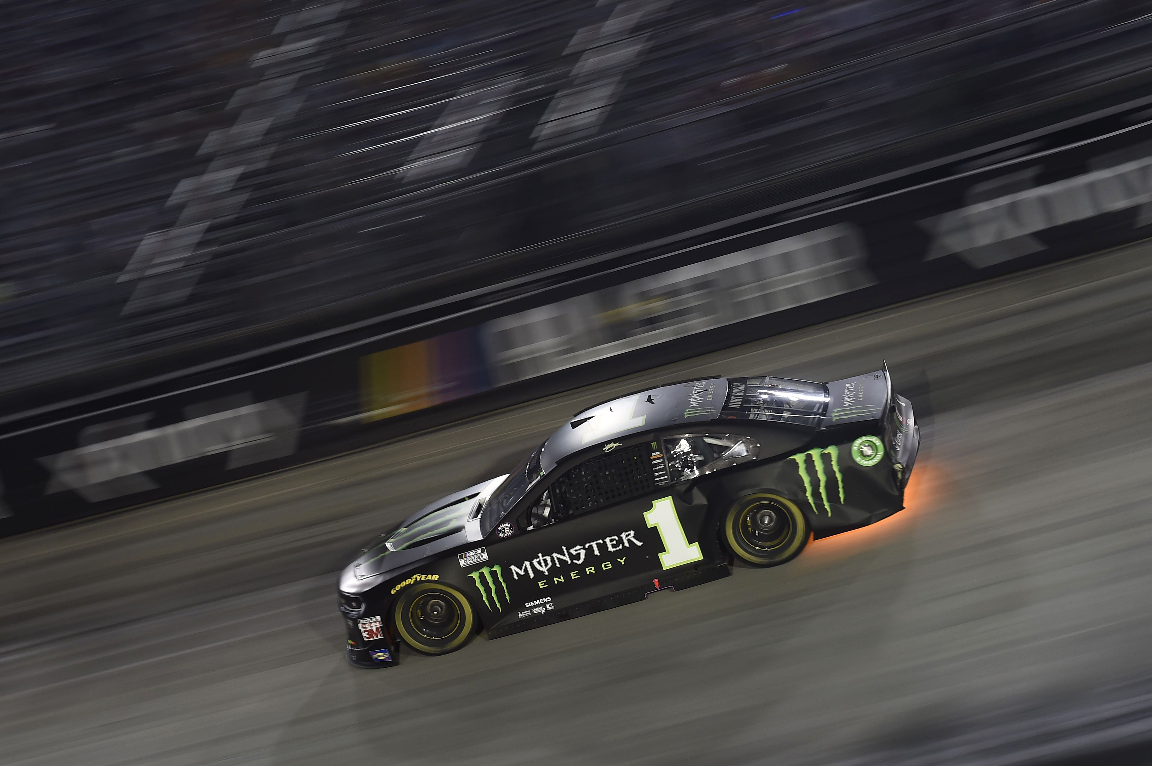 BRISTOL, TENNESSEE - JULY 15: Kurt Busch, driver of the #1 Monster Energy Chevrolet, drives during the NASCAR Cup Series All-Star Race at Bristol Motor Speedway on July 15, 2020 in Bristol, Tennessee. (Photo by Jared C. Tilton/Getty Images) | Getty Images