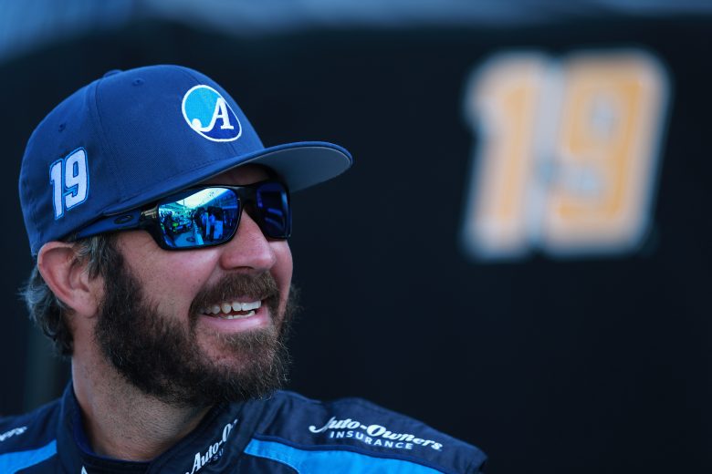 INDIANAPOLIS, INDIANA - AUGUST 15: Martin Truex Jr., driver of the #19 Auto-Owners Insurance/MTJF Toyota, waits on the grid during qualifying for the NASCAR Cup Series Verizon 200 at the Brickyard at Indianapolis Motor Speedway on August 15, 2021 in Indianapolis, Indiana. (Photo by Sean Gardner/Getty Images) | Getty Images