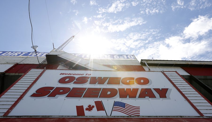 General scenes prior to the Steel Palace 150 for the NASCAR Whelen Modified Tour at Oswego Speedway in Oswego, New York on June 12, 2021. (Bryan Bennett/ARCA Racing)