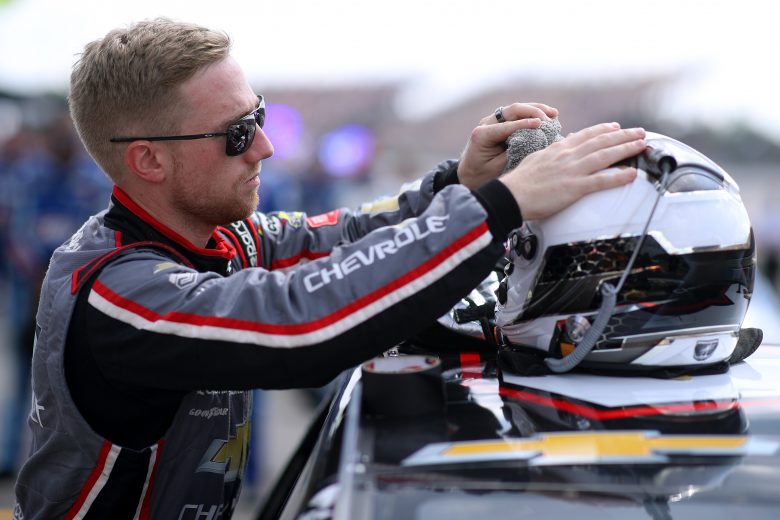 BROOKLYN, MICHIGAN - AUGUST 22: Tyler Reddick, driver of the #8 Chevy Accessories Chevrolet, prepares for the NASCAR Cup Series FireKeepers Casino 400 at Michigan International Speedway on August 22, 2021 in Brooklyn, Michigan. (Photo by Sean Gardner/Getty Images) | Getty Images