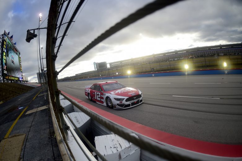 FORT WORTH, TEXAS - OCTOBER 28: Ryan Blaney, driver of the #12 DEX Imaging Ford, drives during the NASCAR Cup Series Autotrader EchoPark Automotive 500 at Texas Motor Speedway on October 28, 2020 in Fort Worth, Texas. (Photo by Jared C. Tilton/Getty Images) | Getty Images