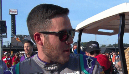 Alex Bowman Gets A Secret Message In Ear