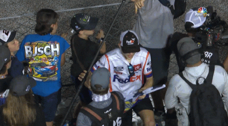 11 Fan With Denny Checkered Flag