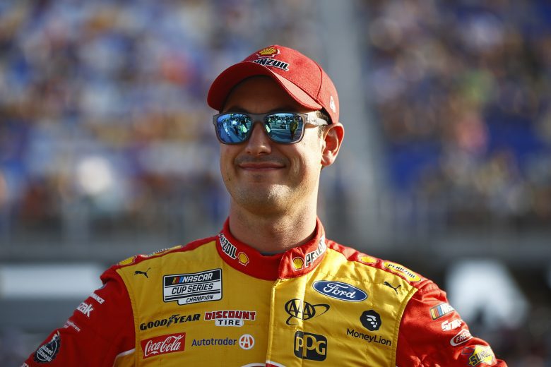 DARLINGTON, SOUTH CAROLINA - SEPTEMBER 05: Joey Logano, driver of the #22 Shell Pennzoil Ford, waits on the grid prior to the NASCAR Cup Series Cook Out Southern 500 at Darlington Raceway on September 05, 2021 in Darlington, South Carolina. (Photo by Jared C. Tilton/Getty Images) | Getty Images