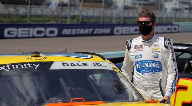 Featured image for Dale Earnhardt Jr. differentiates emotions toward one-off, full-time racing