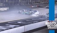 Crash in Stage 2 of Truck Series race at Bristol