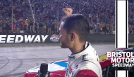 Larson breaks down win, wild Bristol finish