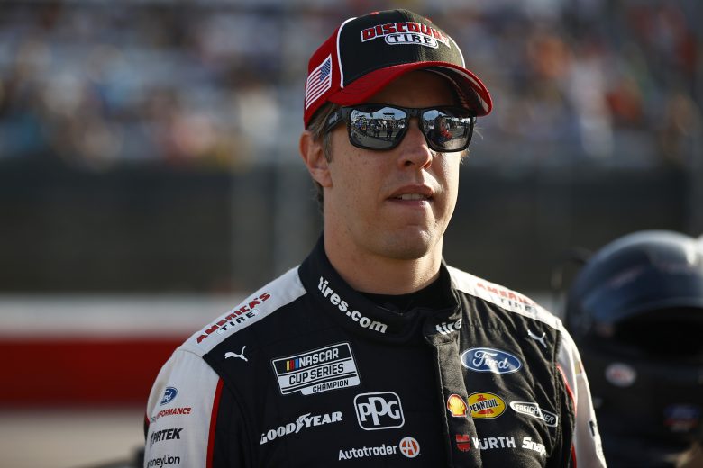 DARLINGTON, SOUTH CAROLINA - SEPTEMBER 05: Brad Keselowski, driver of the #2 Discount Tire Ford, waits on the grid prior to the NASCAR Cup Series Cook Out Southern 500 at Darlington Raceway on September 05, 2021 in Darlington, South Carolina. (Photo by Jared C. Tilton/Getty Images) | Getty Images