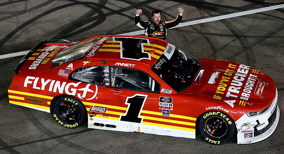 Josh Berry rolls at Las Vegas, speeds to second Xfinity win NASCAR