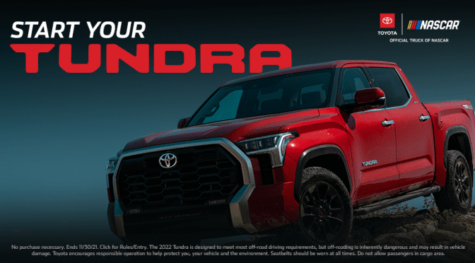Featured Image for Get your chance to win the all-new 2022 Toyota Tundra