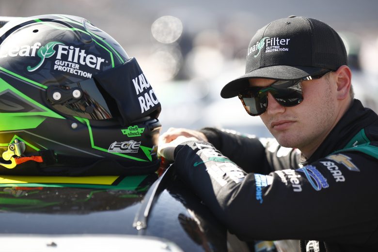 DARLINGTON, SOUTH CAROLINA - SEPTEMBER 04: Justin Haley, driver of the #11 LeafFilter Gutter Protection Chevrolet, waits on the grid prior to the NASCAR Xfinity Series Sport Clips Haircuts VFW Help A Hero 200 at Darlington Raceway on September 04, 2021 in Darlington, South Carolina. (Photo by Jared C. Tilton/Getty Images) | Getty Images