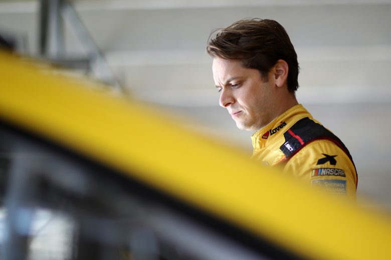 FORT WORTH, TX - NOVEMBER 04: Landon Cassill, driver of the #34 Love's Travel Stops/SpeedCo Ford, prepares to drive during practice for the Monster Energy NASCAR Cup Series AAA Texas 500 at Texas Motor Speedway on November 4, 2017 in Fort Worth, Texas. (Photo by Chris Graythen/Getty Images for Texas Motor Speedway) | Getty Images