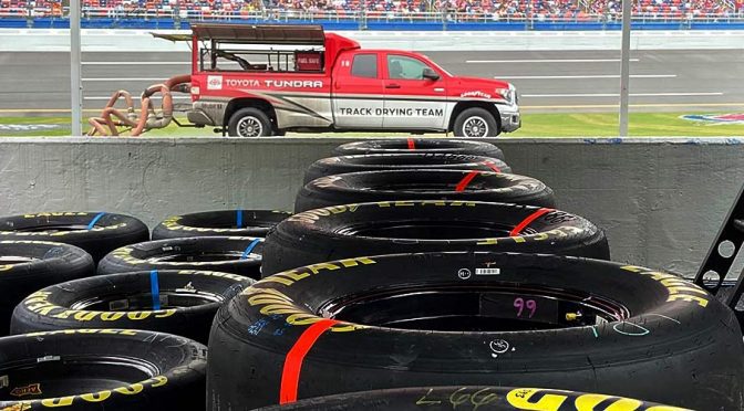 Rain pauses Monday’s Cup Series playoff race at Talladega