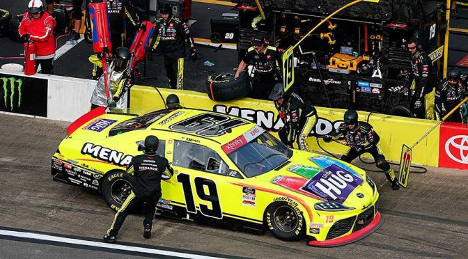 Penalty report: JGR’s No. 19 Xfinity Series team fined for Talladega lug-nut infraction