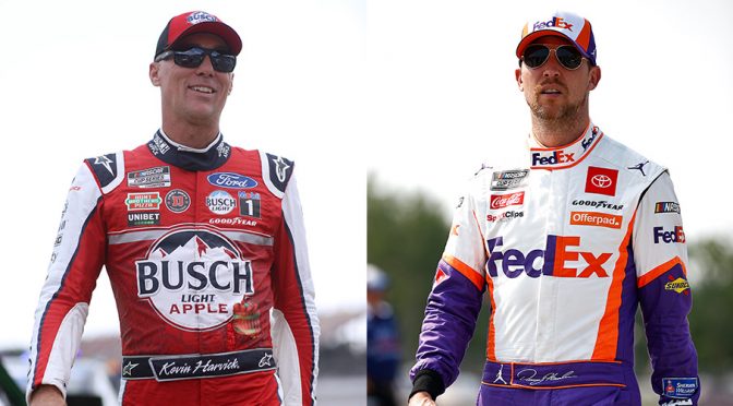 Featured Image for Harvick vs. Hamlin: Sharing one playoff trend, differing in all others