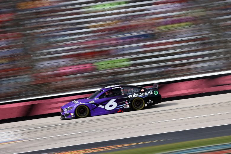 FORT WORTH, TEXAS - OCTOBER 17: Ryan Newman, driver of the #6 Violet Defense Ford, drives during the NASCAR Cup Series Autotrader EchoPark Automotive 500 at Texas Motor Speedway on October 17, 2021 in Fort Worth, Texas. (Photo by Chris Graythen/Getty Images) | Getty Images