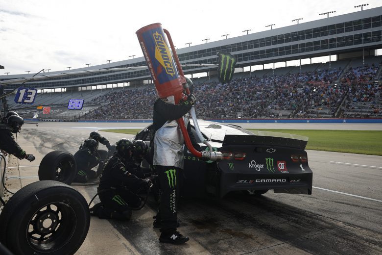 FORT WORTH, TEXAS - OCTOBER 17: Kurt Busch, driver of the #1 Monster Energy Chevrolet, pits during the NASCAR Cup Series Autotrader EchoPark Automotive 500 at Texas Motor Speedway on October 17, 2021 in Fort Worth, Texas. (Photo by Jared C. Tilton/Getty Images) | Getty Images