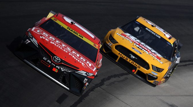 Featured Image for Chase Briscoe, Denny Hamlin exchange words post-Texas — in Instagram comments