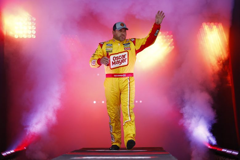 RICHMOND, VIRGINIA - SEPTEMBER 11: Ryan Newman, driver of the #6 Oscar Mayer Bacon Ford, waves to fans during pre-race ceremonies prior to the NASCAR Cup Series Federated Auto Parts 400 Salute to First Responders at Richmond Raceway on September 11, 2021 in Richmond, Virginia. (Photo by Jared C. Tilton/Getty Images) | Getty Images