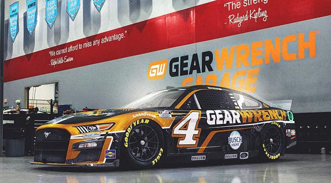 Featured image for Stewart-Haas Racing adds GearWrench as sponsor for Harvick, No. 4 team in 2022