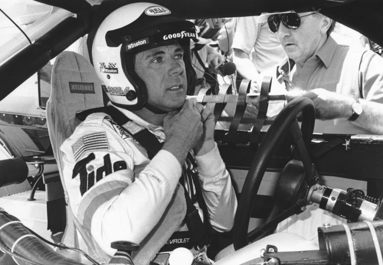 1987:  Driving for car owner Rick Hendrick, Darrell Waltrip finished fourth in NASCAR Cup points in 1987, scoring one win in the GoodyÕs 500 at Martinsville, VA. (Photo by ISC Images & Archives via Getty Images)