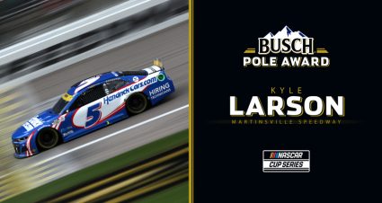 Larson Busch Pole Martinsville 16x9