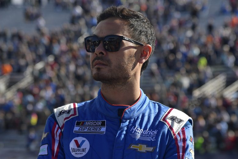MARTINSVILLE, VIRGINIA - OCTOBER 31: Kyle Larson, driver of the #5 HendrickCars.com Chevrolet, waits on the grid prior to the NASCAR Cup Series Xfinity 500 at Martinsville Speedway on October 31, 2021 in Martinsville, Virginia. (Photo by Logan Riely/Getty Images) | Getty Images
