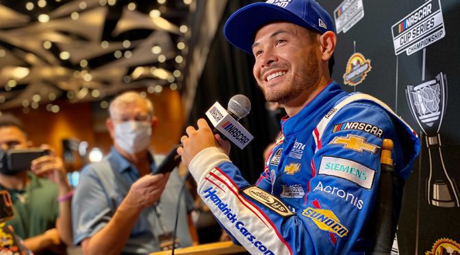 Featured Image for More excited than nervous, championship butterflies have eluded Kyle Larson — so far
