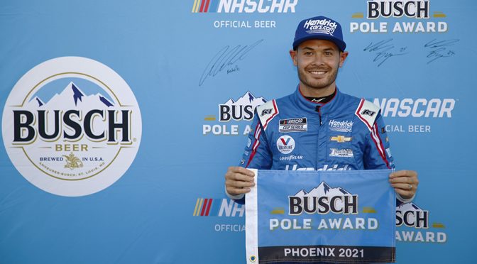 Kyle Larson earns Busch Pole for Cup Series Championship 4 race at Phoenix