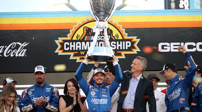Kyle Larson caps dominant season with Cup Series championship