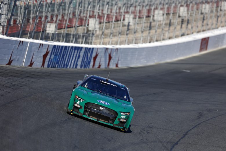 CONCORD, NORTH CAROLINA - NOVEMBER 17: Brad Keselowski driver of the #6 Roush Fenway Keselowski Racing Ford drives during NASCAR Cup Series Next Gen testing at Charlotte Motor Speedway on November 17, 2021 in Concord, North Carolina. (Photo by Grant Halverson/Getty Images) | Getty Images