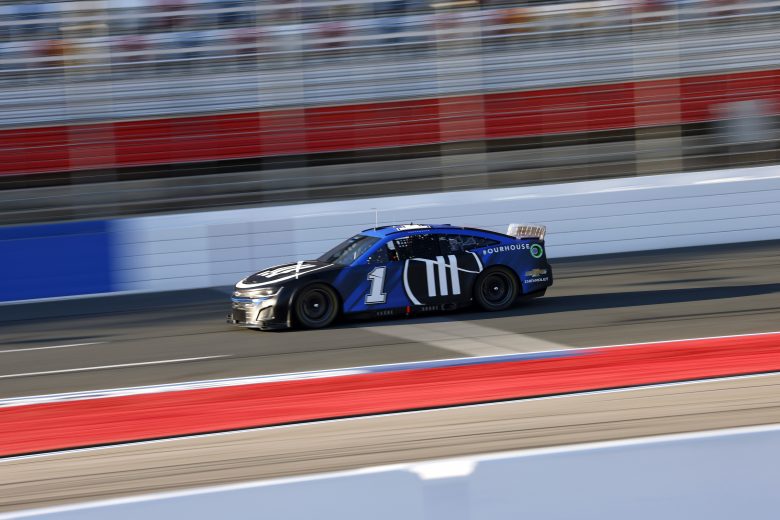 CONCORD, NORTH CAROLINA - NOVEMBER 17: The #1 TrackHouse Racing Chevrolet driven by Daniel Suarez and Ross Chastain during NASCAR Cup Series Next Gen testing at Charlotte Motor Speedway on November 17, 2021 in Concord, North Carolina. (Photo by Grant Halverson/Getty Images) | Getty Images