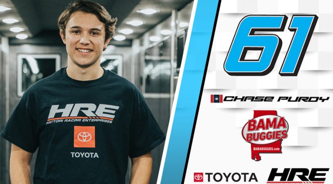 Chase Purdy joins Hattori Racing Enterprises for 2022 NASCAR Camping World Truck Series season