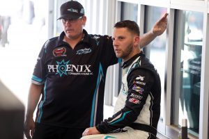 Justin Bonsignore, driver of the #51 Coastal Fiber Chevrolet, after practice during the Virginia Is For Racing Lovers 150 for the NASCAR Whelen Modified Tour at Richmond Raceway in Richmond, Virginia on September 10, 2021. (Ryan M. Kelly/NASCAR)