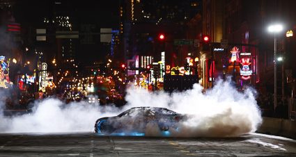 Kevin Harvick NASCAR Burnouts on Broadway