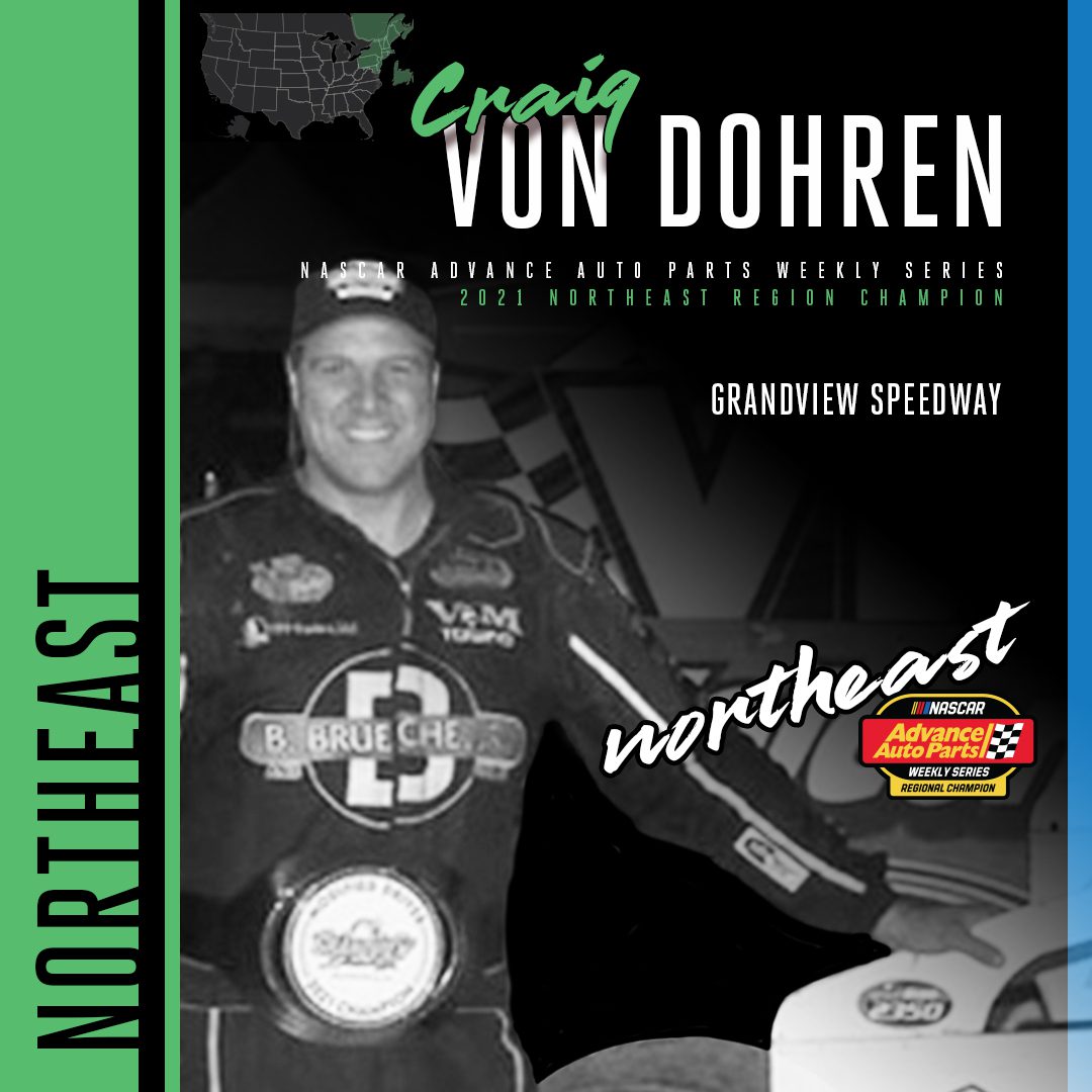 NASCAR Advance Auto Parts Weekly Series Division I regional champions ...