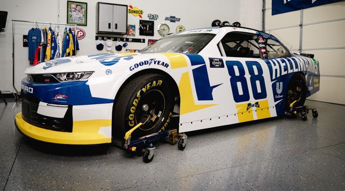 Featured Image for Dale Earnhardt Jr. unveils 2022 No. 88 JR Motorsports Chevrolet paint scheme for Martinsville
