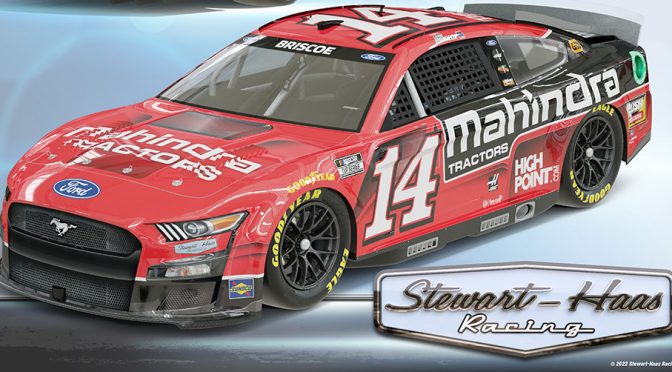 Featured Image for Mahindra partners with Stewart-Haas Racing as anchor sponsor of Briscoe, No. 14 Ford
