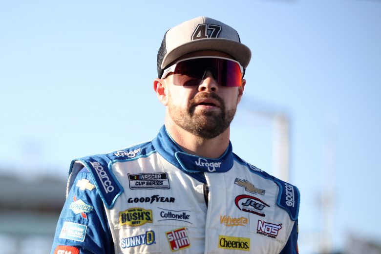AVONDALE, ARIZONA - NOVEMBER 06: Ricky Stenhouse Jr., driver of the #47 Honey Nut Cheerios Chevrolet, walks the grid during qualifying for the NASCAR Cup Series Championship at Phoenix Raceway on November 06, 2021 in Avondale, Arizona. (Photo by Meg Oliphant/Getty Images) | Getty Images