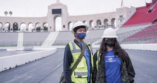 Boys & Girls Clubs of Carson gets first look at L.A. Coliseum track before the Clash