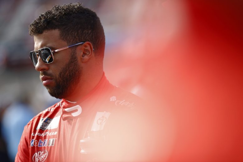 AVONDALE, ARIZONA - NOVEMBER 07: Bubba Wallace, driver of the #23 Door Dash Toyota, waits on the grid prior to the NASCAR Cup Series Championship at Phoenix Raceway on November 07, 2021 in Avondale, Arizona. (Photo by Jared C. Tilton/23XI Racing via Getty Images)
