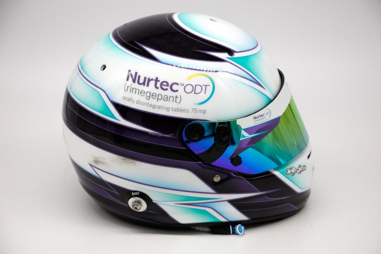 CONCORD, NORTH CAROLINA - JANUARY 19: : A detail of the helmet of NASCAR driver Cody Ware during NASCAR Production Days at Clutch Studios on January 19, 2022 in Concord, North Carolina. (Photo by Chris Graythen/Getty Images) | Getty Images